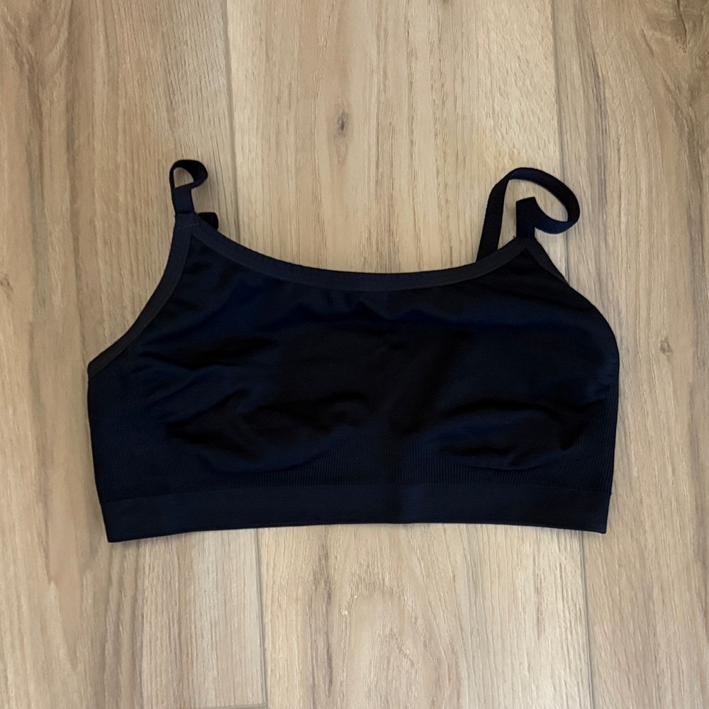 Gymshark Midnight Black Seamless Bralette
